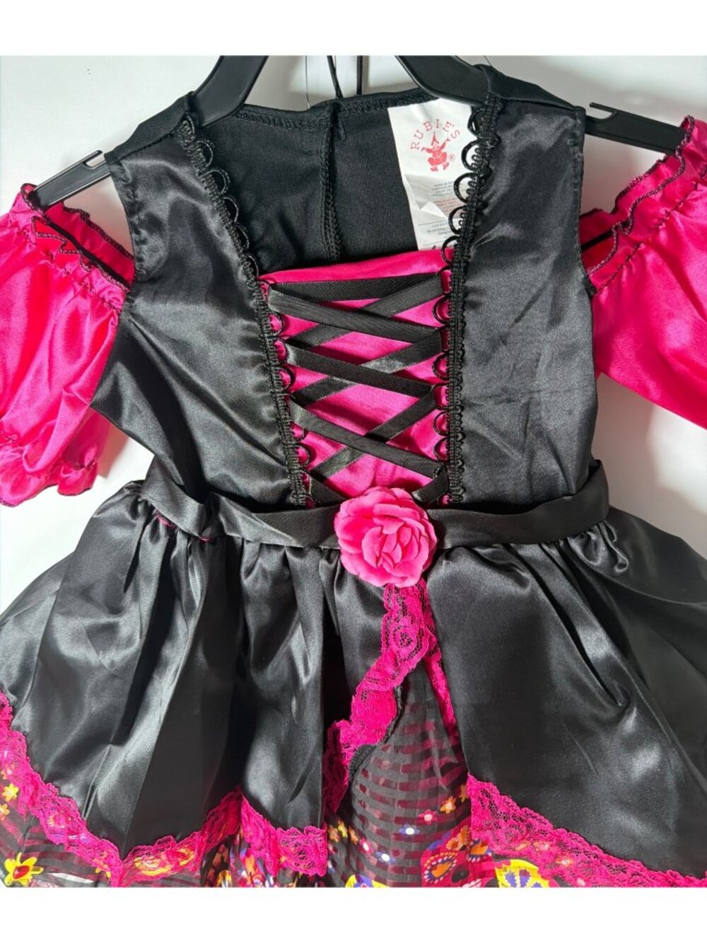 Rubies Day of the dead La Catrina Girls Costume Size Small 3-4 yrs - Picture 4 of 10